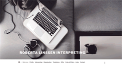 Desktop Screenshot of linssen-interpreting.com