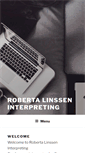 Mobile Screenshot of linssen-interpreting.com